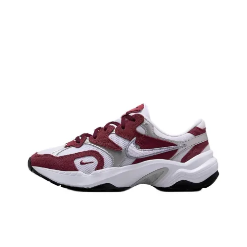 Nike AL8 Slip Устойчивый к истиранию Низкий Топ Повседневные Беговые кроссовки Женские Красный Серый