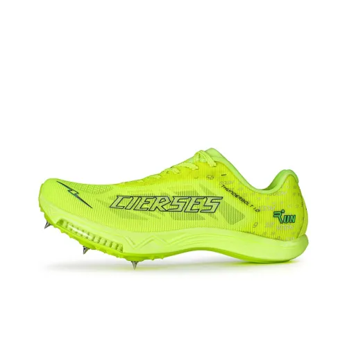 CLERSES Беговые кроссовки Low Top Зеленые Унисекс