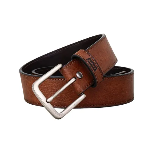 Levi's Ремни из синтетической кожи Мужские Коричневые Ширина 3,8 см