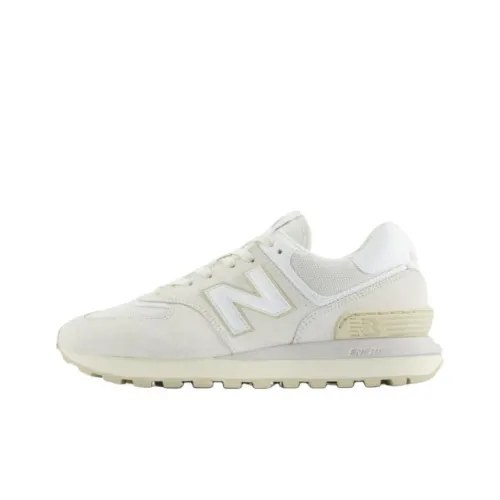 New Balance NB U574 Low Топ Беговые кроссовки Женские Бежевые Широкая посадка