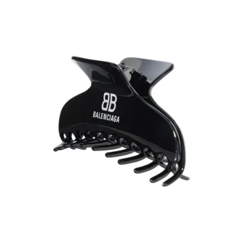 Balenciaga Ацетатные заколки для волос женские черные