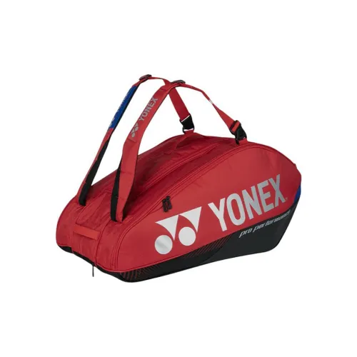 YONEX Большая вместительная спортивная сумка унисекс темно-красного цвета