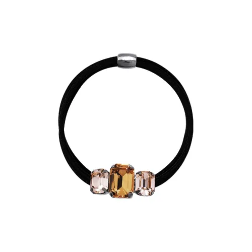 ROYALSASA 3 Струна Резиновая лента Искусственный кристалл Резинка для волос Женская