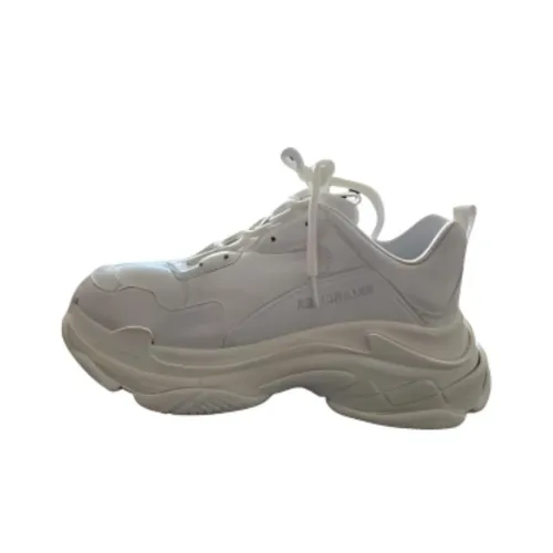 Balenciaga Triple S Low Топ Casual Мужской Белый