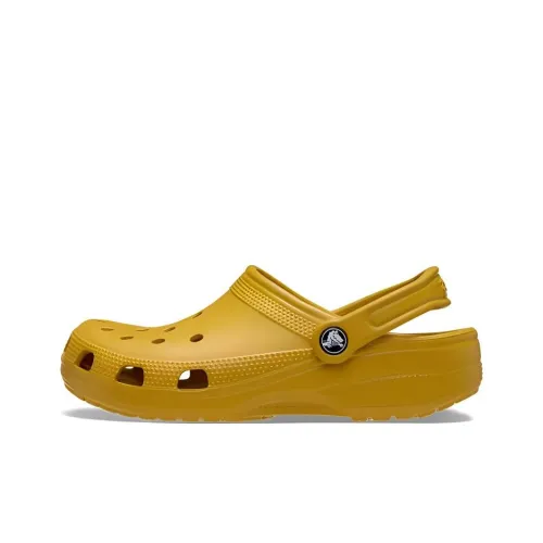 Crocs Classic Clog Классический Удобный Сабо Унисекс Имбирно-желтый