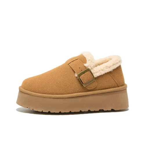 Komanic Trendy Versatile Утепленная обувь Теплоизоляционный Ankle Длина Мода Повседневная Снежные ботинки Женские