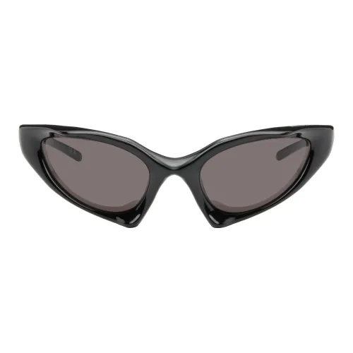 Balenciaga Полиамид Нерегулярная форма Солнцезащитные очки Мужской Черный