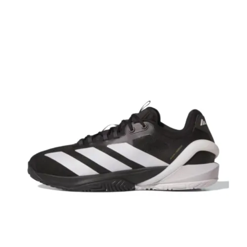 Adidas Adizero Cybersonic Устойчивые к истиранию Низкие Кроссовки для тенниса Мужские Черные