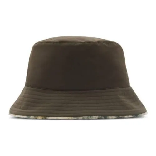 Burberry Шерсть Полиэстер Полиамид Cotton Bucket Hats Унисекс Коричневый