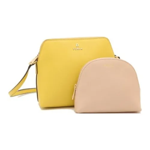 Furla Кожа Combo Set Мини Женский Бежевый Желтый