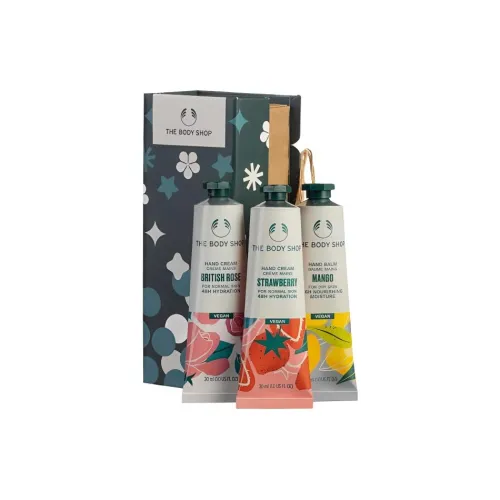 TheBodyShop Рождественская коробка Ограниченное издание Крем для рук Nourishing Moisturizing 30 мл + 30 мл + 30 мл