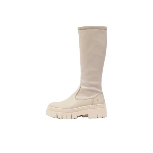 Art AMBERES Женские высокие сапоги на колено бежевые