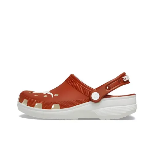 Crocs Classic Clog Sabo Унисекс Красный Белый