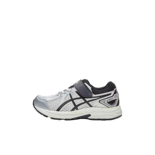 Asics Contend Jog Low Топ Детская Беговая Обувь Белый Черный Малыш
