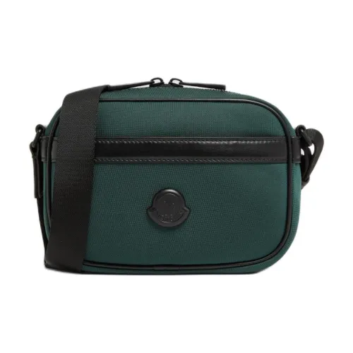 Moncler Pierrick Сумка через плечо из ткани мужская зеленая