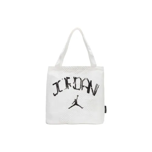 Джордан Хлопок Тоут Сумка Сумка для покупок Сумка Сумка через плечо Унисекс Белый