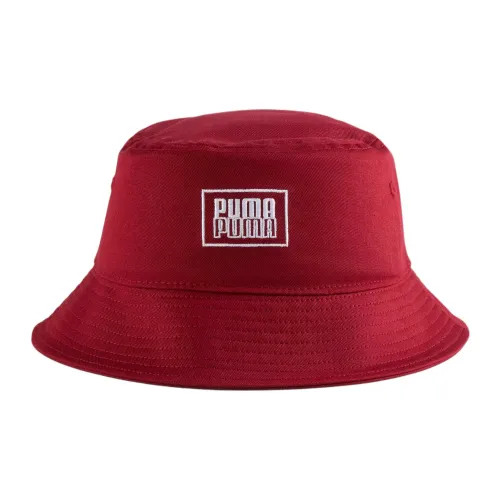PUMA Cotton Bucket Hats Унисекс Красный