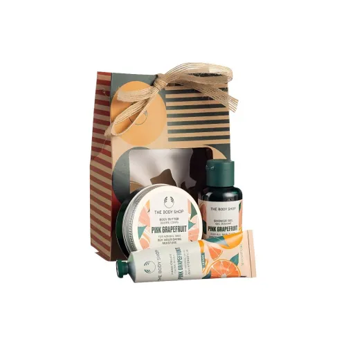 TheBodyShop Ограниченный Розовый Грейпфрут Коробка Наборы для ухода Чистка Увлажняющий 60мл+50мл+30мл