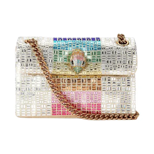 Kurt Geiger London Kensington Стекло Сумка на плечо Мини Женская Белая и Многоцветная