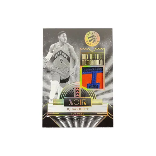 PANINI 2023 24 NOIR Хищники RJ Барретт 06 25 С вышивкой Джерси Трехцветный NBA Коллекционная спортивная карта 1 шт