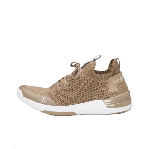 CKJ CALVIN KLEIN JEANS Низкий топ Повседневная обувь Женская Коричневый