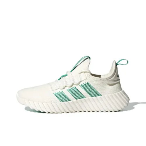Adidas Kaptir Flow Slip-resistant Abrasion-resistant Low Top Casual Running Sneakers Women's White Green Adidas Kaptir Flow Slip-resistant Abrasion-resistant Низкий Топ Повседневные Беговые Кроссовки Женские Белый Зеленый