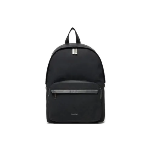 CALVIN KLEIN Рюкзак из искусственной кожи большой унисекс черный