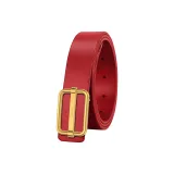 Золотистая пряжка, красный