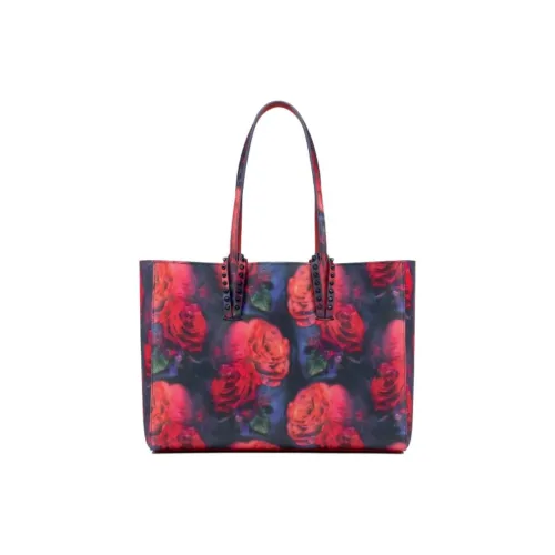 CL LUBOTING Телячья кожа Тоут Сумка Сумка для покупок Сумка Маленькая Женская Красная и Многоцветная