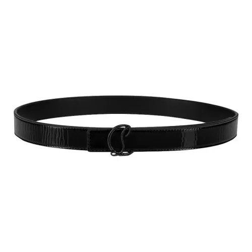 CL LUBOTING Лакированная кожа Ремни Женские Черный Ширина 2,5 см