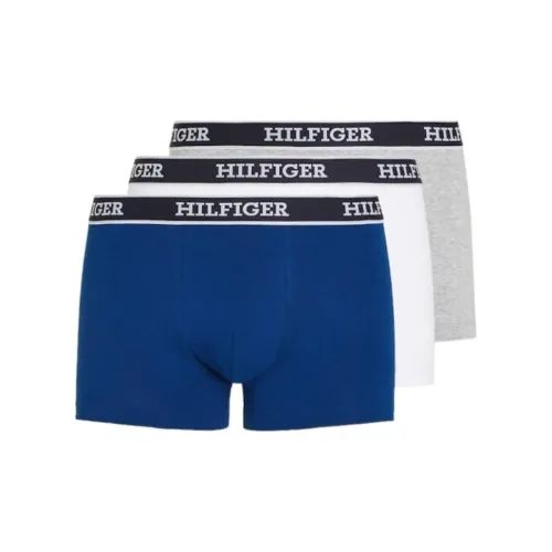 Tommy Hilfiger 3 Pack Синий+Белый+Серый Мужские Боксеры