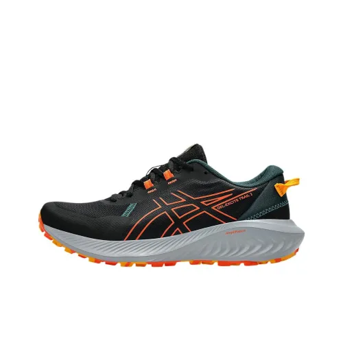 Asics Gel Excite Trail 2 Амортизация Низкий Топ Беговые Кроссовки Мужские Черные