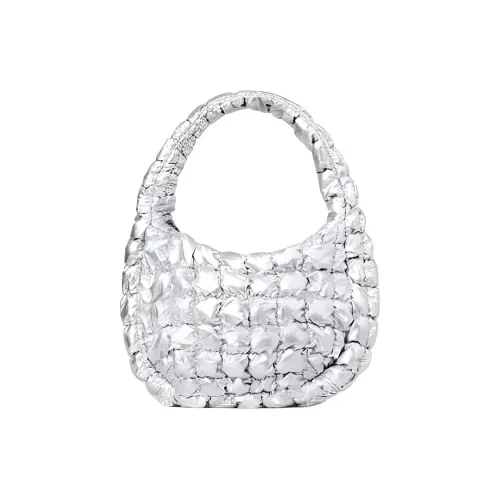 COS Полиэстер Облачная Сумка Сумка через плечо Мини Женская Серебряная