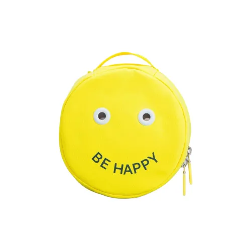 lululemon Daily Essentials Полиамид Маленькая Круглая Сумка Органайзер для Путешествий Мини Унисекс Sonic Желтый