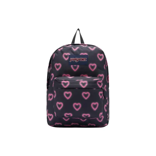 JanSport Полиэстер Рюкзак Женские Black Heart