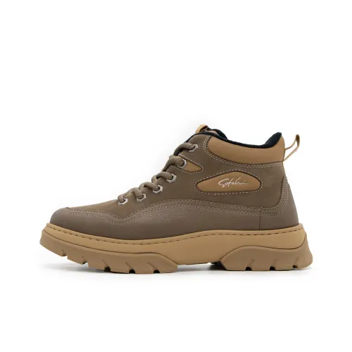 Satchi Casual High Top Coffee Men's