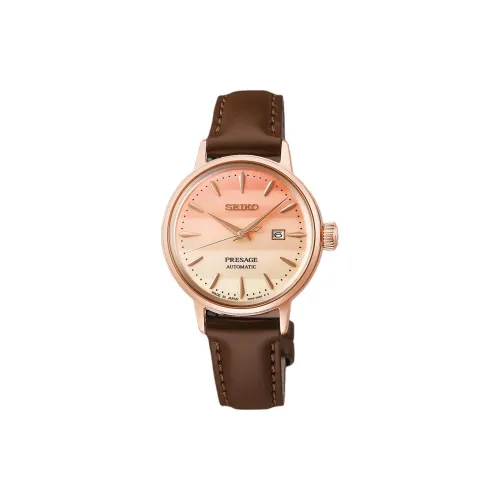 SEIKO Автоматический/Ручной Механический Movement Женские Часы 30,3 мм Желтые
