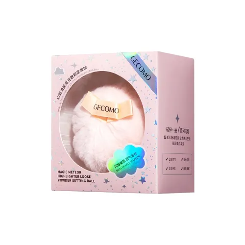 GECOMO Iridescent Shooting Stars Хайлайтер Loose Пудра Fine Блестящий розовый Осветляющий Ключица Длинный Долговечный Финиш