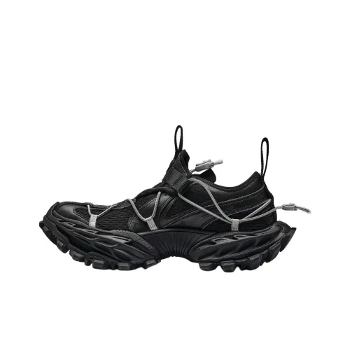 Balenciaga Hike Low Top Черные мужские массивные кроссовки
