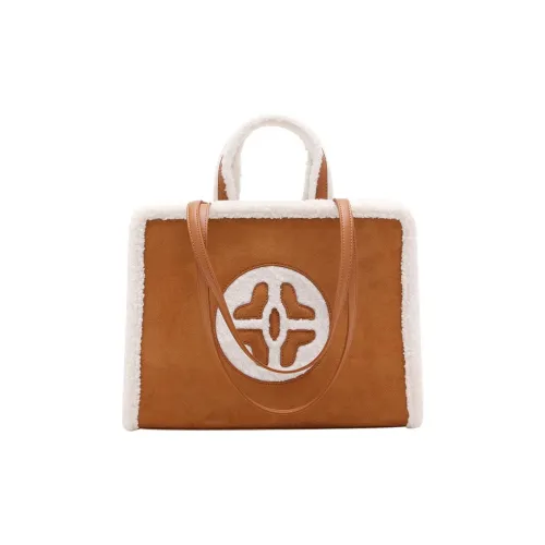 TTaG．baG Флис Сумка через плечо Сумка Обычная Женская Коричневая Красная