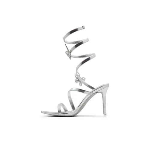 ALDO one Ремень Сандалии Серебряный Женские
