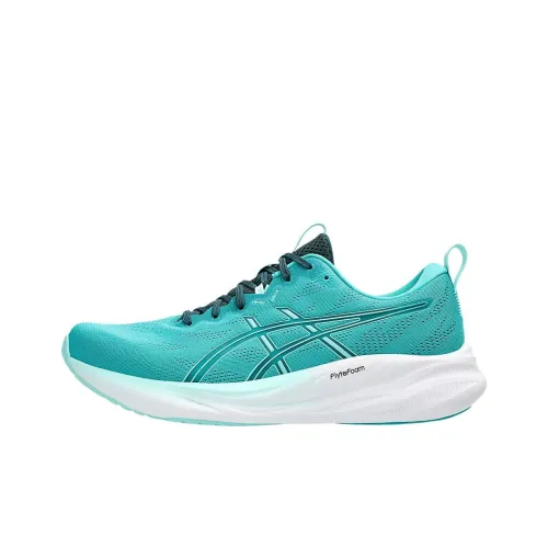 Asics Износостойкие Низкие Беговые Кроссовки Мужские Мятно-Зеленые