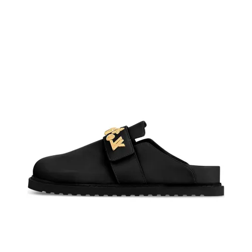 LOUIS VUITTON Cosy Comfort Домашние тапочки Женские Черный