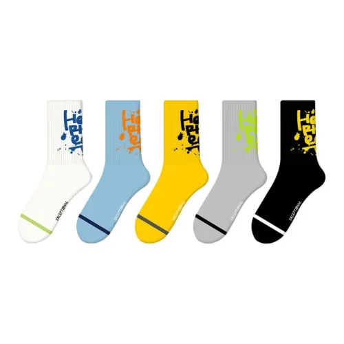 FIRS 5 пар 9205 Махровая подошва Мужские носки MID до икры