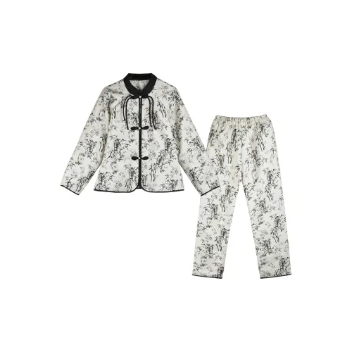 IIZZINI Бамбук SHADOW Утепленный Люкс стиль Женские Комплект Женские Пижамные комплекты