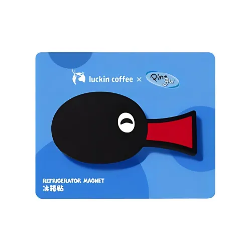 LUCKIN COFFEE X Pingu Коллаборация Минималистский стиль Магниты аниме-тематики