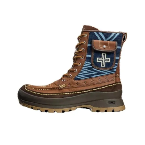 Naiomi Очки x Polo Ralph Lauren Ботильоны Мужские Коричневые