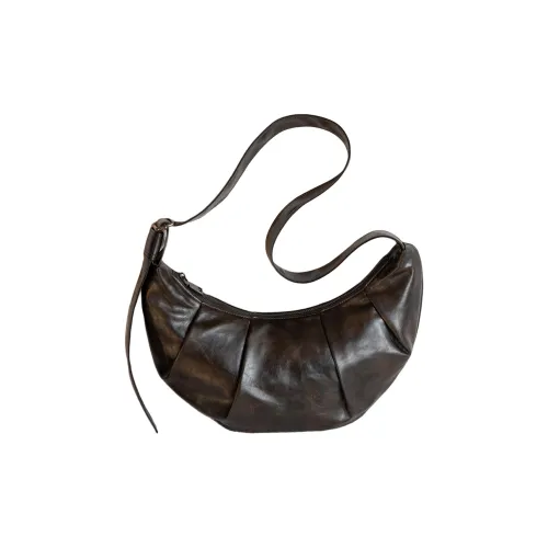 BANPIANHUABAN PU кожа круассан сумка сумка через плечо плечевая сумка унисекс каштаново-коричневый чернила