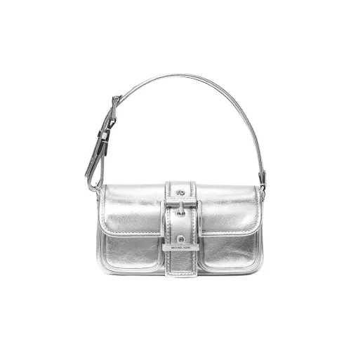 MICHAEL KORS Colby Кожа Сумка через плечо Мини Женская Серебряная