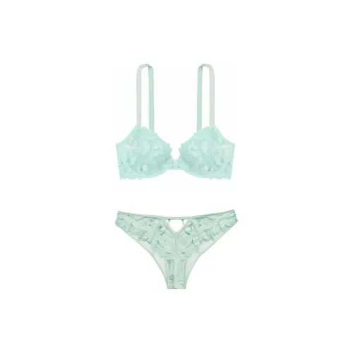 Victoria's Secret Комплект нижнего белья женский мятно-зеленый